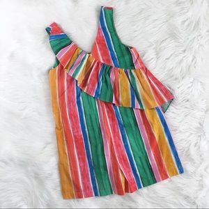 girls rainbow romper